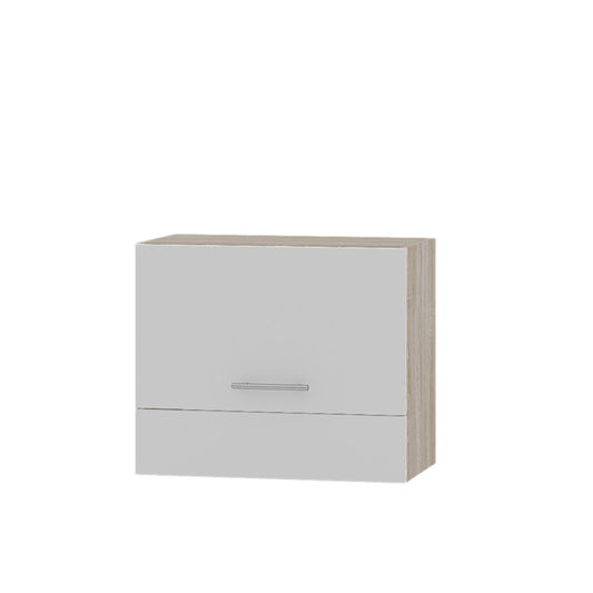 Кухонный модуль Оптима Верх В11-600 Дуб Сонома/Нимфея Альба (Белый) 600х296х360 мм (DTM-072212)