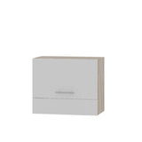 Кухонный модуль Оптима Верх В11-600 Дуб Сонома/Нимфея Альба (Белый) 600х296х360 мм (DTM-072212)