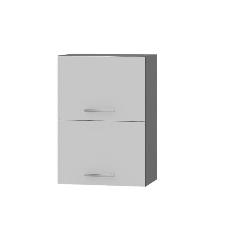 Кухонный модуль Оптима Верх В14-500 Антрацит/Нимфея Альба (Белый) 500х296х720 мм (DTM-072219)