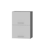 Кухонный модуль Оптима Верх В14-500 Антрацит/Нимфея Альба (Белый) 500х296х720 мм (DTM-072219)