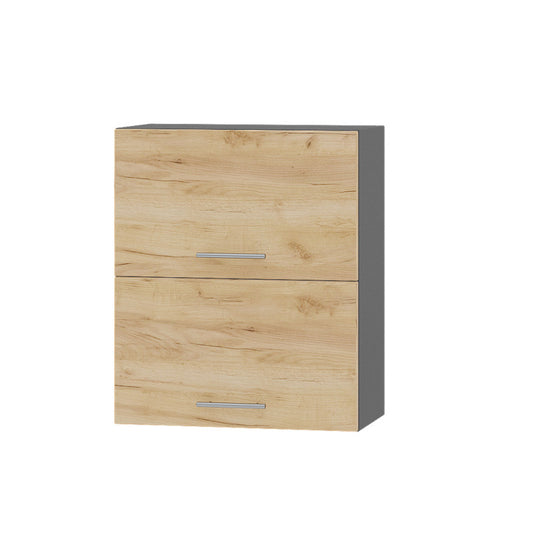 Кухонный модуль Оптима Верх В14-600 Антрацит/Дуб Крафт Золотой 600х296х720 мм (DTM-072237)