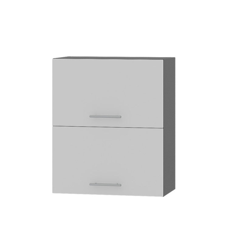 Кухонный модуль Оптима Верх В14-600 Антрацит/Нимфея Альба (Белый) 600х296х720 мм (DTM-072240)