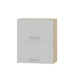 Кухонный модуль Оптима Верх В14-600 Дуб Сонома/Нимфея Альба (Белый) 600х296х720 мм (DTM-072261)