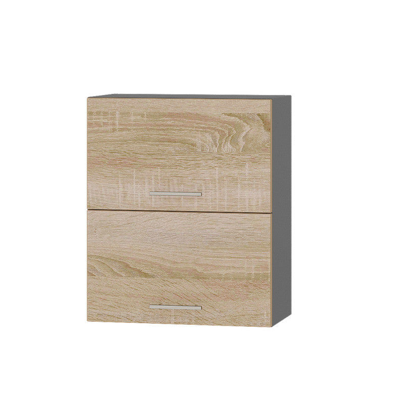 Кухонный модуль Оптима Верх В14-600 Антрацит/Дуб Сонома 600х296х720 мм (DTM-072238)