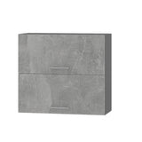 Кухонный модуль Оптима Верх В14-800 Антрацит/Бетон 800х296х720 мм (DTM-072263)