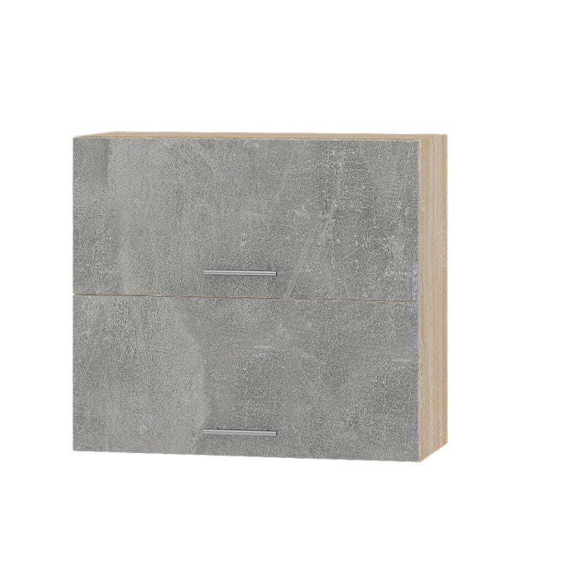 Кухонный модуль Оптима Верх В14-800 Дуб Сонома/Бетон 800х296х720 мм (DTM-072284)