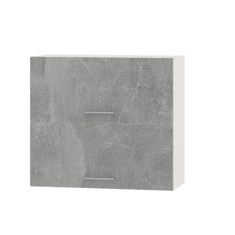 Кухонный модуль Оптима Верх В14-800 Белый/Бетон 800х296х720 мм (DTM-072270)
