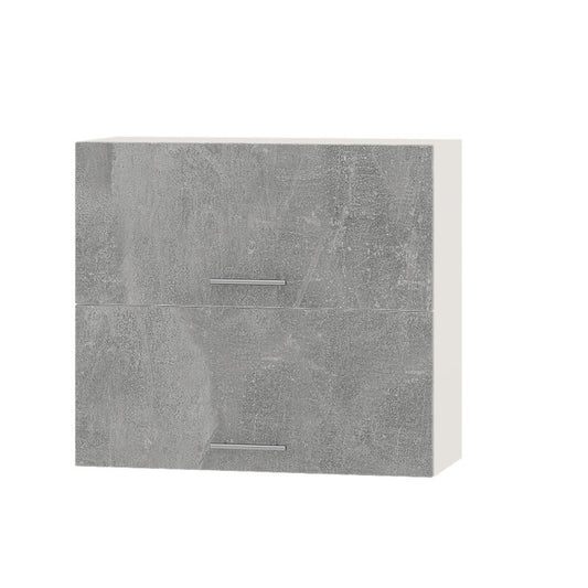 Кухонный модуль Оптима Верх В14-800 Белый/Бетон 800х296х720 мм (DTM-072270)