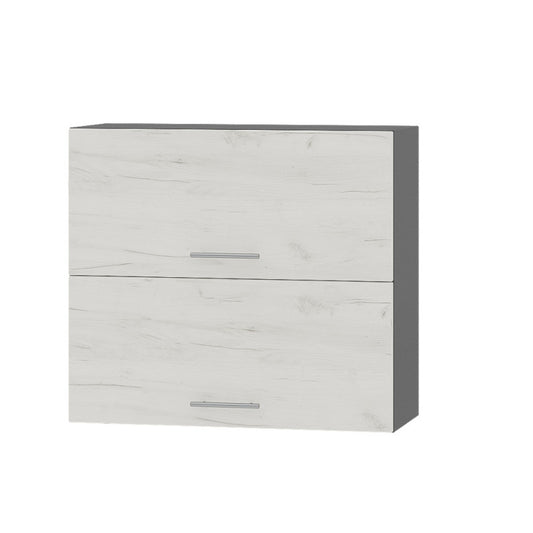 Кухонный модуль Оптима Верх В14-800 Антрацит/Дуб Крафт Белый 800х296х720 мм (DTM-072264)