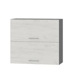 Кухонный модуль Оптима Верх В14-800 Антрацит/Дуб Крафт Белый 800х296х720 мм (DTM-072264)