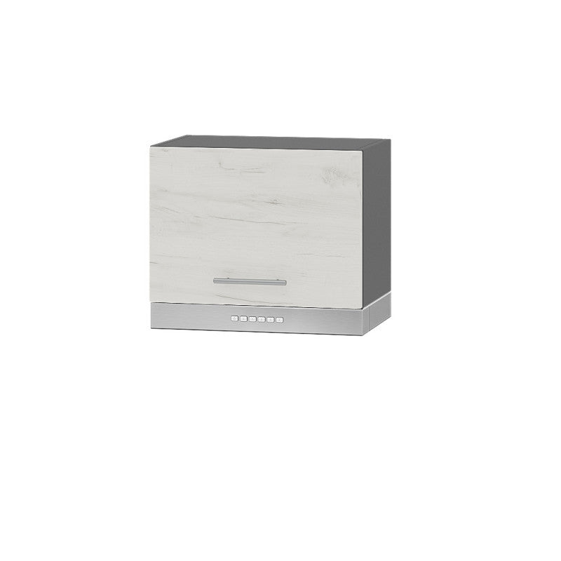 Кухонный модуль под вытяжку Оптима Верх В15-500 Антрацит/Дуб Крафт Белый 500х296х360 мм (DTM-072292)