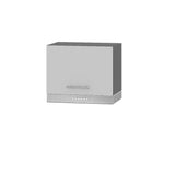 Кухонный модуль под вытяжку Оптима Верх В15-500 Антрацит/Нимфея Альба (Белый) 500х296х360 мм (DTM-072374)