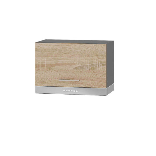 Кухонный модуль под вытяжку Оптима Верх В15-600 Антрацит/Дуб Сонома 600х296х360 мм (DTM-072393)