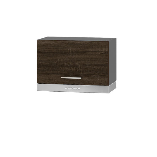 Кухонный модуль под вытяжку Оптима Верх В15-600 Антрацит/Дуб Сонома Трюфель 600х296х360 мм (DTM-072394)