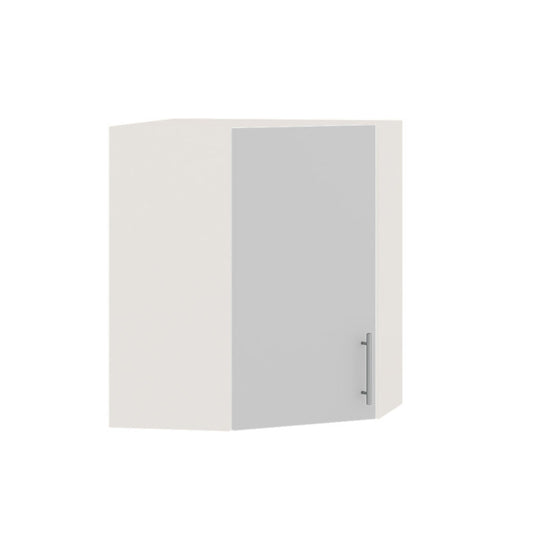 Кухонный модуль угловой Оптима Верх В17-600 Белый/Нимфея Альба (Белый) 600х600х720 мм (DTM-072430)