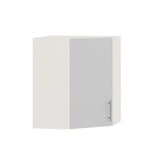 Кухонный модуль угловой Оптима Верх В17-600 Белый/Нимфея Альба (Белый) 600х600х720 мм (DTM-072430)