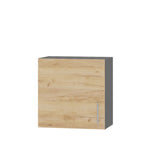 Кухонный модуль Оптима Верх В20-550 Антрацит/Дуб Крафт Золотой 550х296х560 мм (DTM-072555)