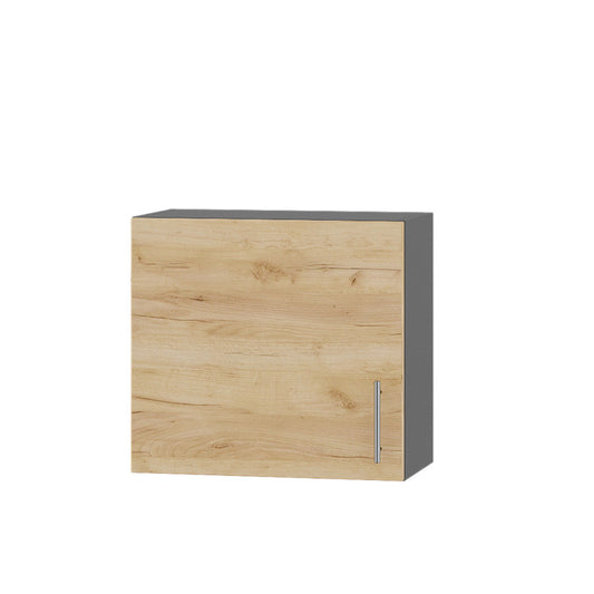 Кухонный модуль Оптима Верх В20-600 Антрацит/Дуб Крафт Золотой 600х296х560 мм (DTM-072576)