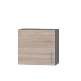 Кухонный модуль Оптима Верх В20-600 Антрацит/Дуб Сонома 600х296х560 мм (DTM-072577)