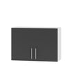 Кухонный модуль Оптима Верх В20-800 Белый/Антрацит 800х296х560 мм (DTM-072601)