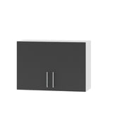 Кухонный модуль Оптима Верх В20-800 Белый/Антрацит 800х296х560 мм (DTM-072601)