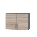 Кухонный модуль Оптима Верх В20-800 Антрацит/Дуб Сонома 800х296х560 мм (DTM-072598)