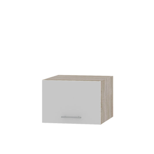 Кухонный модуль Оптима Верх В21-500 Дуб Сонома/Нимфея Альба (Белый) 500х570х360 мм (DTM-072730)