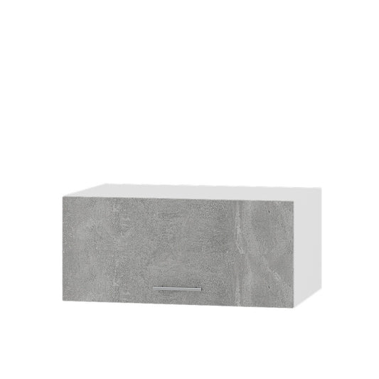 Кухонный модуль Оптима Верх В21-800 Белый/Бетон 800х570х360 мм (DTM-072781)