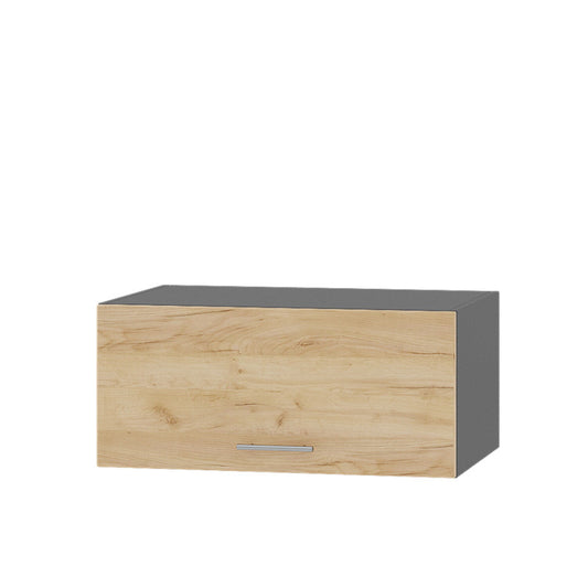 Кухонный модуль Оптима Верх В21-800 Антрацит/Дуб Крафт Золотой 800х570х360 мм (DTM-072776)