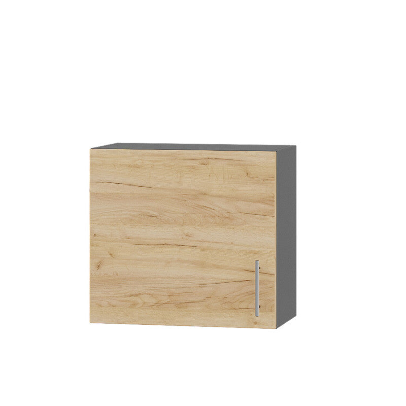 Кухонный модуль сушарка Оптима Верх В22-600 Антрацит/Дуб Крафт Золотой 600х296х560 мм (DTM-072818)