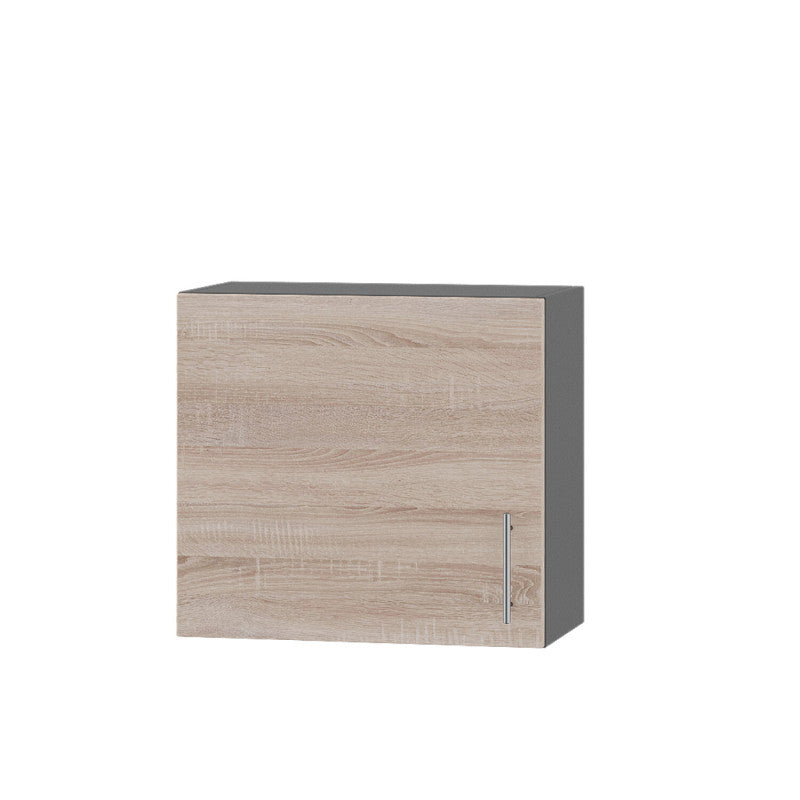 Кухонный модуль сушарка Оптима Верх В22-600 Антрацит/Дуб Сонома 600х296х560 мм (DTM-072819)