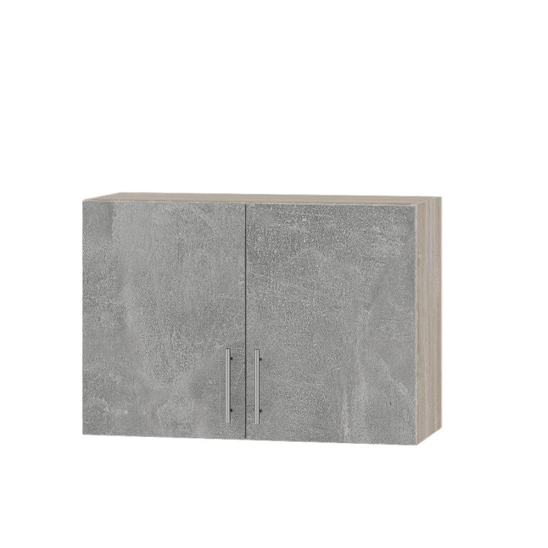 Кухонный модуль сушарка Оптима Верх В22-800 Дуб Сонома/Бетон 800х296х560 мм (DTM-072933)