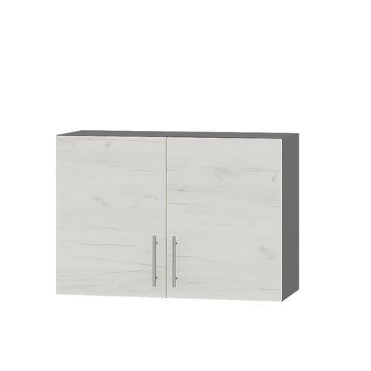 Кухонный модуль сушарка Оптима Верх В22-800 Антрацит/Дуб Крафт Белый 800х296х560 мм (DTM-072920)