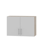 Кухонный модуль сушарка Оптима Верх В22-800 Дуб Сонома/Нимфея Альба (Белый) 800х296х560 мм (DTM-072938)