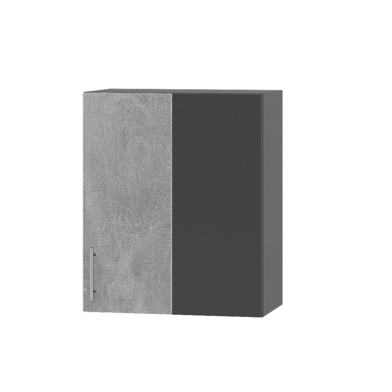 Кухонный модуль Оптима Верх В27-600 Антрацит/Бетон 600х296х720 мм (DTM-072940)
