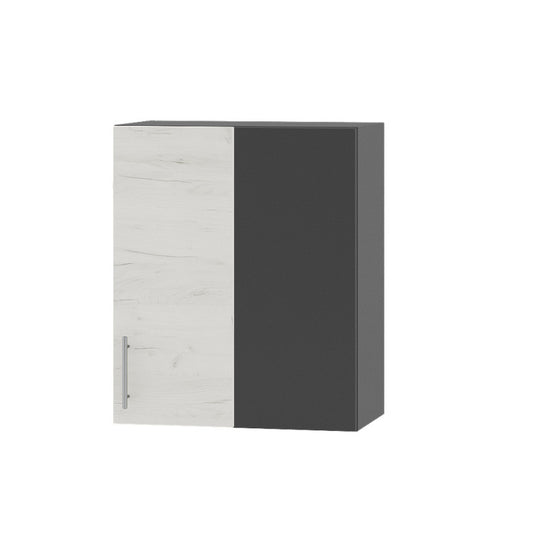 Кухонный модуль Оптима Верх В27-600 Антрацит/Дуб Крафт Белый 600х296х720 мм (DTM-072941)