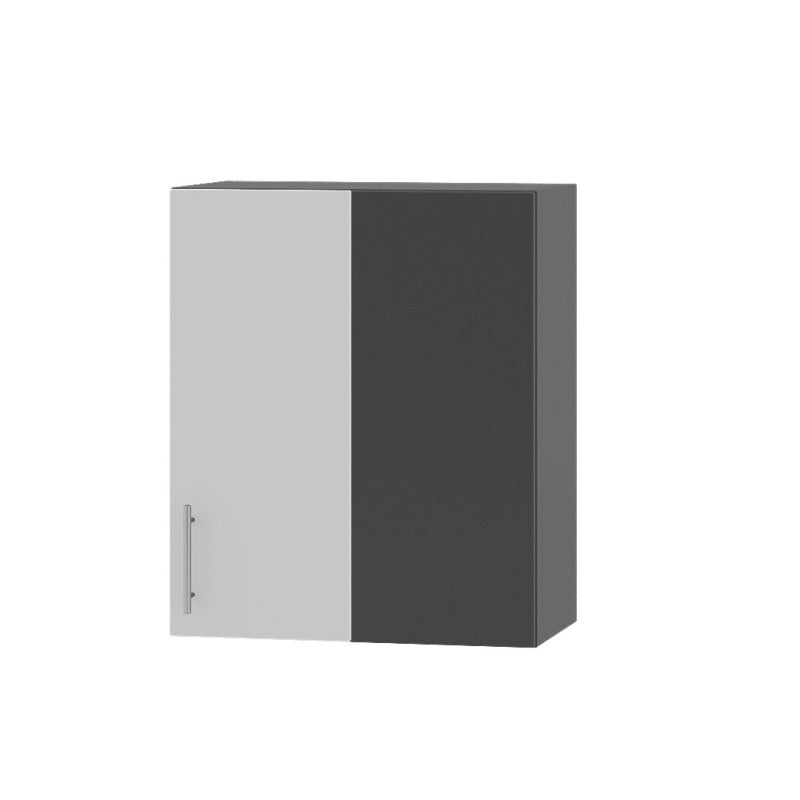 Кухонный модуль Оптима Верх В27-600 Антрацит/Нимфея Альба (Белый) 600х296х720 мм (DTM-072945)