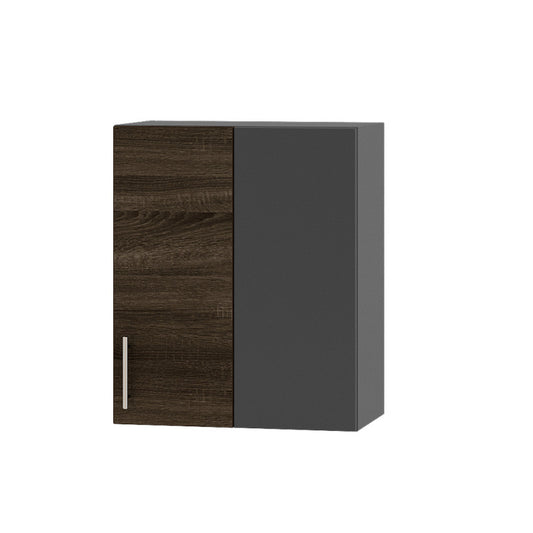 Кухонный модуль Оптима Верх В27-600 Антрацит/Дуб Сонома Трюфель 600х296х720 мм (DTM-072944)