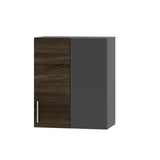 Кухонный модуль Оптима Верх В27-600 Антрацит/Дуб Сонома Трюфель 600х296х720 мм (DTM-072944)