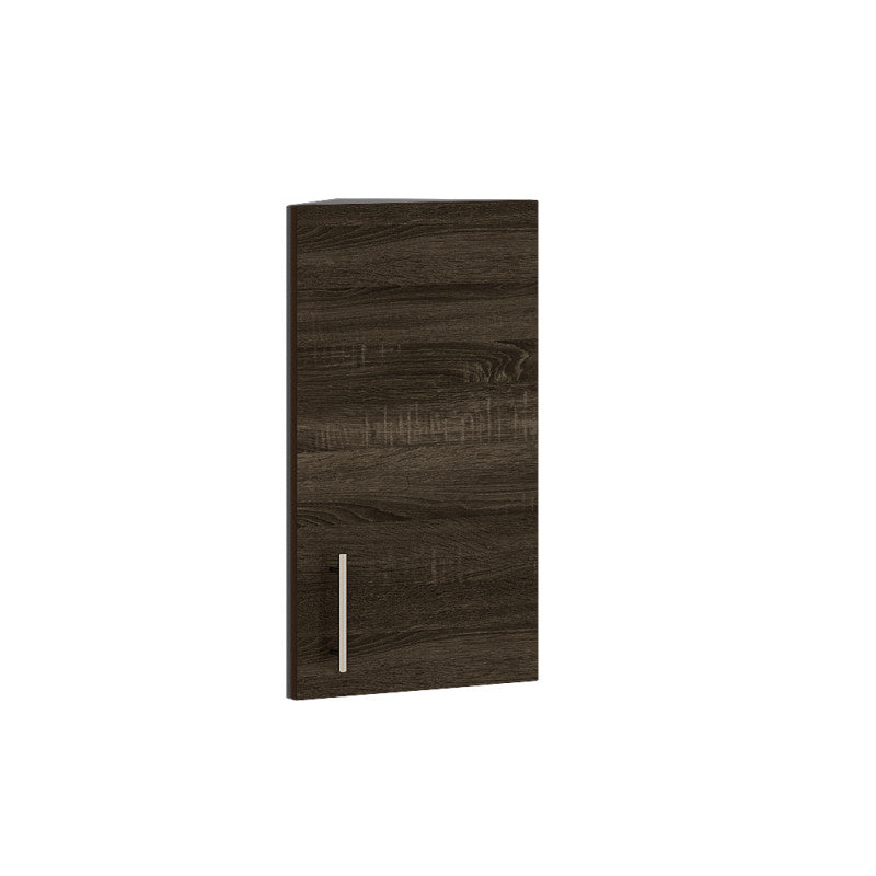 Кухонный модуль угловой Оптима Верх В33-300 Антрацит/Дуб Сонома Трюфель 296х296х720 мм (DTM-072965)