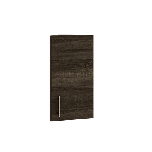 Кухонный модуль угловой Оптима Верх В33-300 Антрацит/Дуб Сонома Трюфель 296х296х720 мм (DTM-072965)