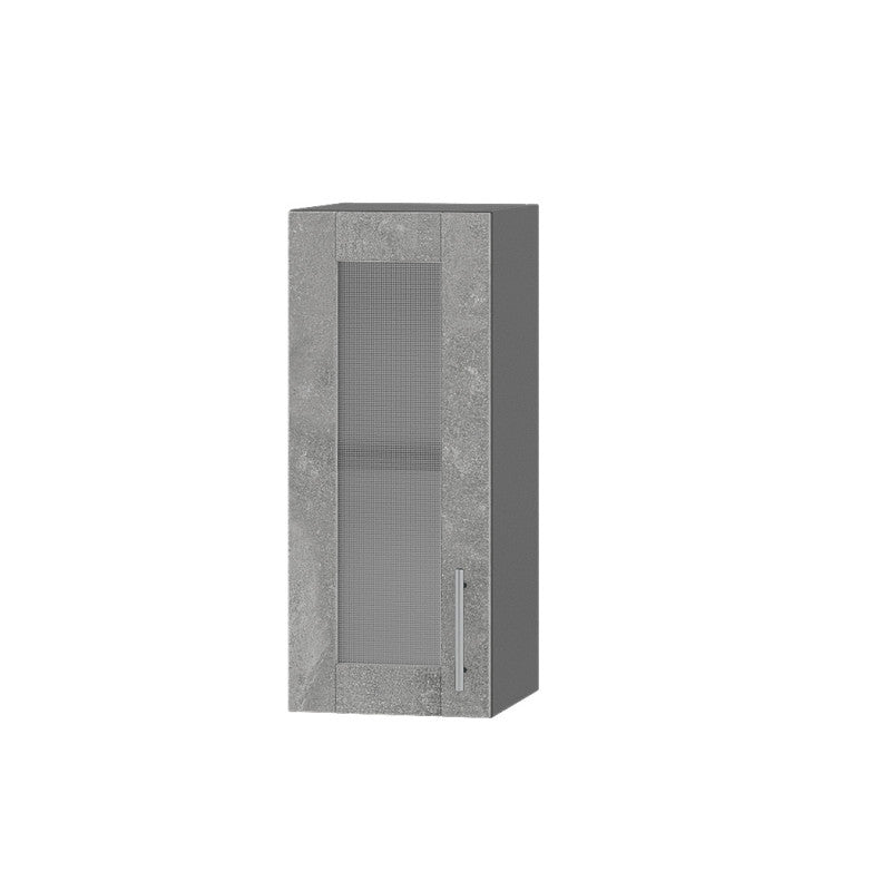 Кухонный модуль витрина Оптима Верх ВВ01-300 Антрацит/Бетон 300х296х720 мм (DTM-072982)