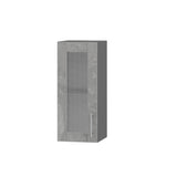 Кухонный модуль витрина Оптима Верх ВВ01-300 Антрацит/Бетон 300х296х720 мм (DTM-072982)