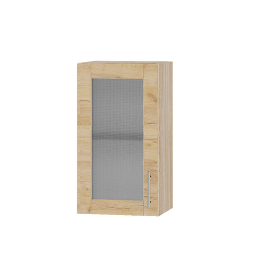 Кухонный модуль витрина Оптима Верх ВВ01-400 Дуб Сонома/Дуб Крафт Золотой 400х296х720 мм (DTM-073119)