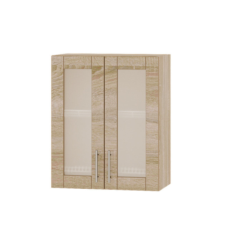 Кухонный модуль витрина Оптима Верх ВВ06-600 Дуб Сонома/Дуб Сонома 600х296х720 мм (DTM-073148)