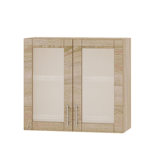 Кухонный модуль витрина Оптима Верх ВВ06-800 Дуб Сонома/Дуб Сонома 800х296х720 мм (DTM-073255)