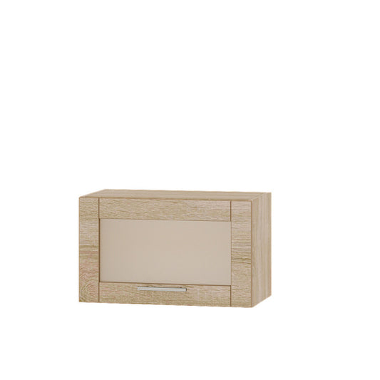 Кухонный модуль витрина Оптима Верх ВВ09-600 Дуб Сонома/Дуб Сонома 600х296х360 мм (DTM-073283)