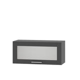 Кухонный модуль витрина Оптима Верх ВВ09-800 Антрацит 800х296х360 мм (DTM-073286)