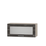 Кухонный модуль витрина Оптима Верх ВВ09-800 Дуб Сонома/Дуб Сонома Трюфель 800х296х360 мм (DTM-073305)