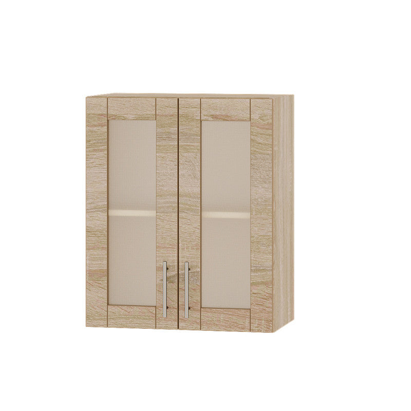 Кухонный модуль витрина Оптима Верх ВВ10-600 Дуб Сонома/Дуб Сонома 600х296х720 мм (DTM-073420)